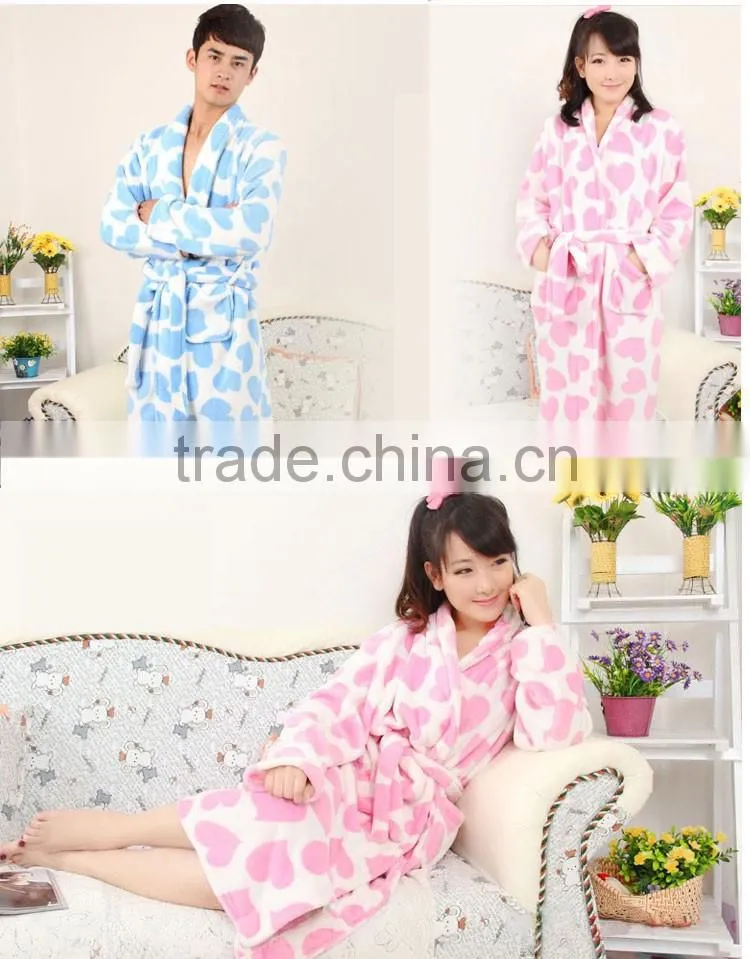 Knitted Fabric Wearable Heated Bathrobe For Kids