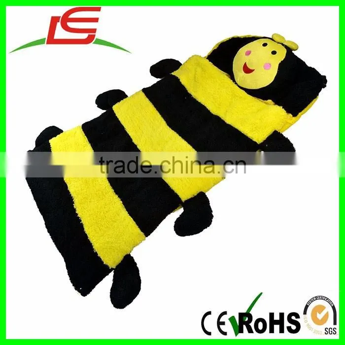Cuddly Soft Warm Kids Plush Animal Sleeping Bag For Camping Boys Girls