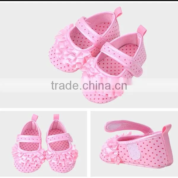 anti-slip soft sole princess baby girl shoes