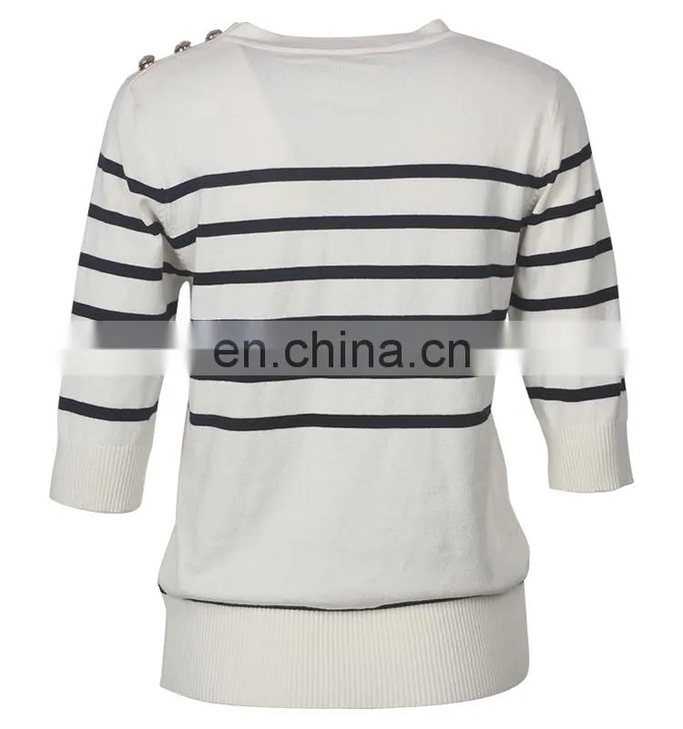 Jumper for kids with Girls Latest tops designs as knitting round neck sweater of wholesale clothing european style