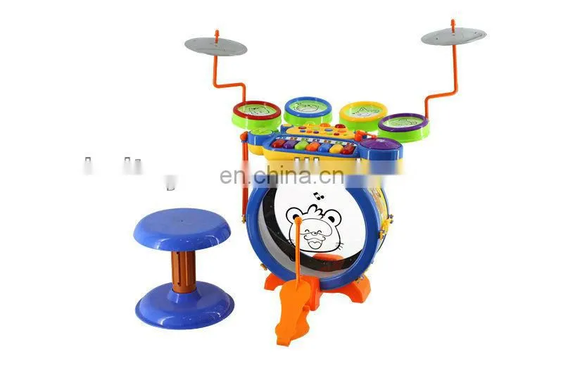 musical instruments plastic drum set