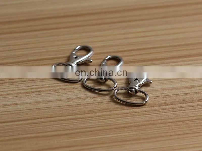 promotional custom belt accessory metal Double snap swivel snap hook for handbag