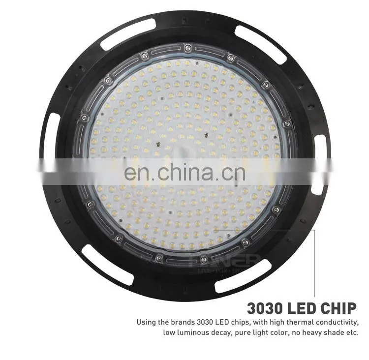 high bay led light lights with SMD 3030 chip isolated driver heatsink and housing ufo led lamp 50w 80w 100w 120w 150w 200w 240w