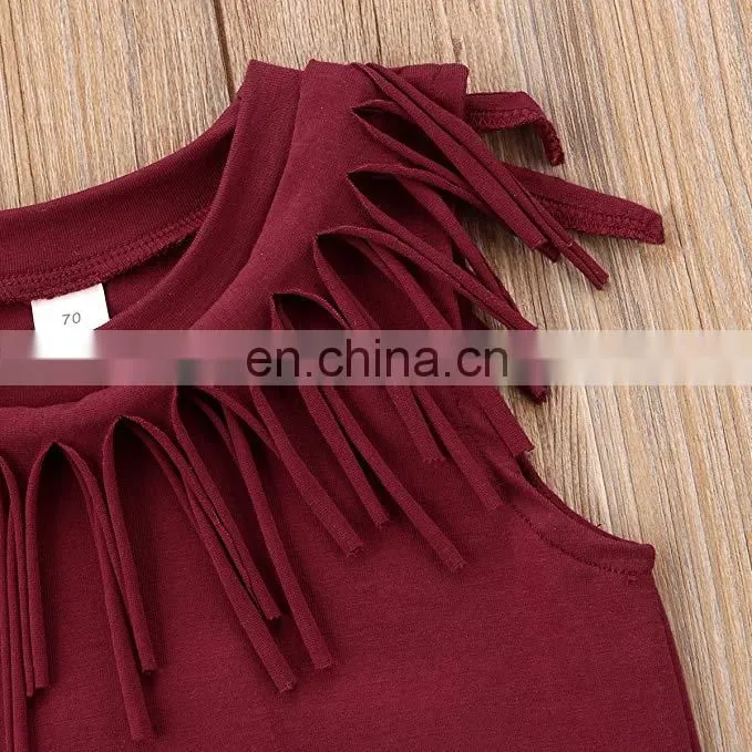 Cute Infant Baby Girl Sleeveless Romper Bodysuit Summer