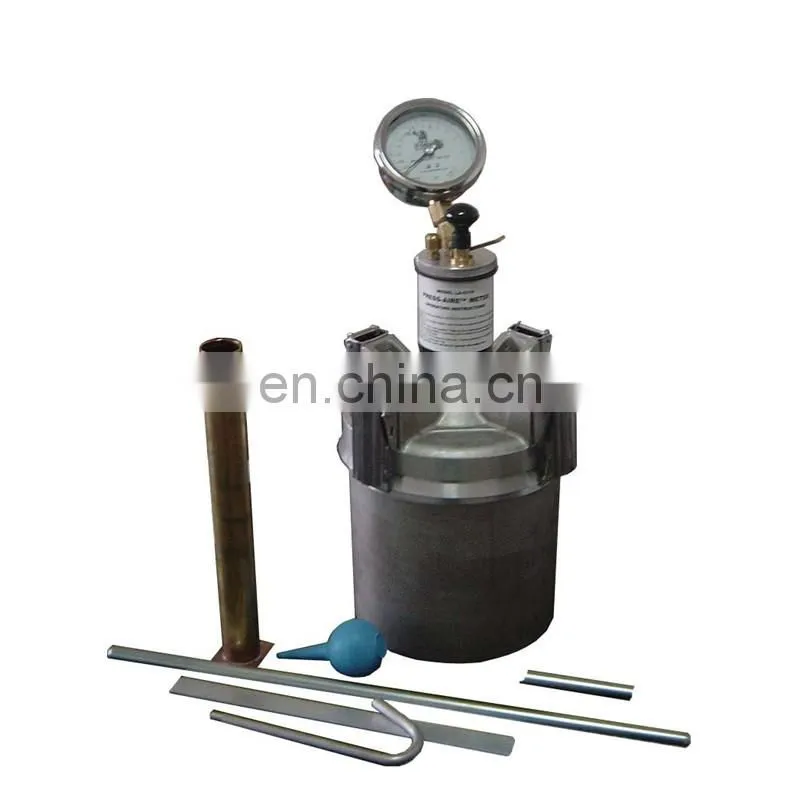 7 litres pressure gauge type Concrete Air Entrainment Meter