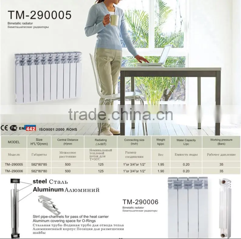 central heating radiator aluminium radiator for underfloor heating system