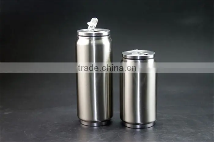 Funny DIY silver 500ml Stainless Cola Bottle