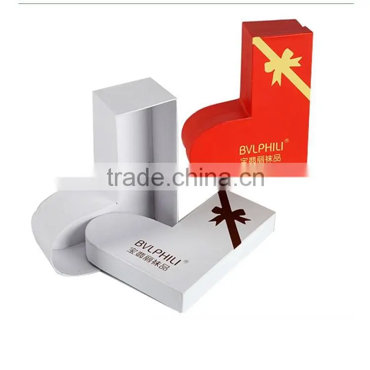 Custom high quality new design sock packaging box