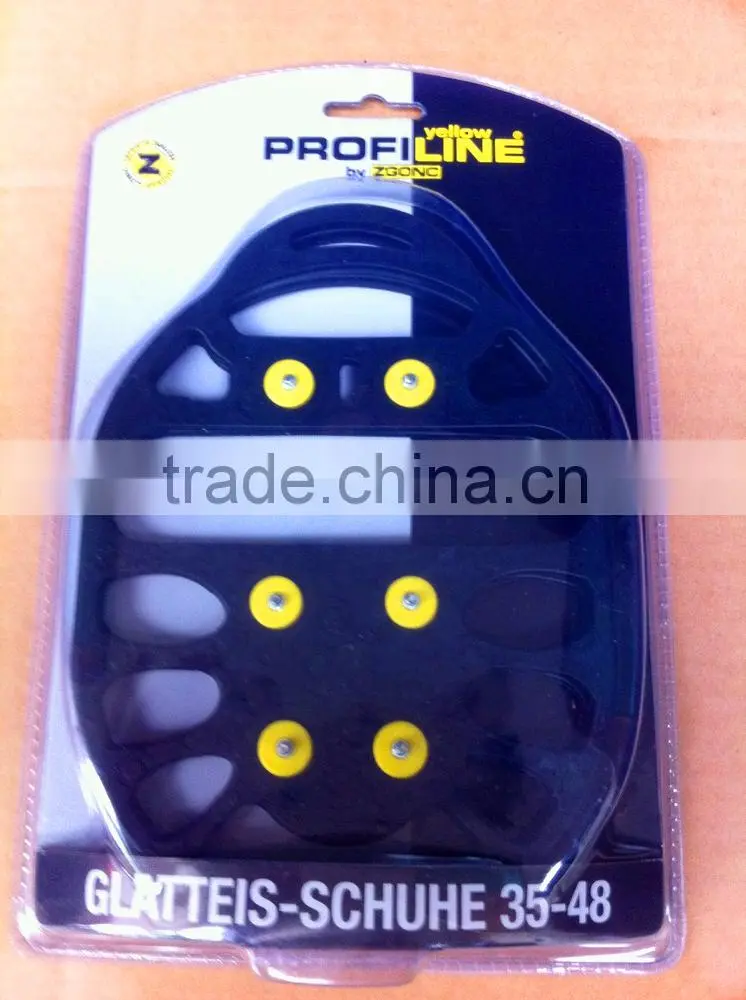 Anti-slip rubber snow and ice cleats