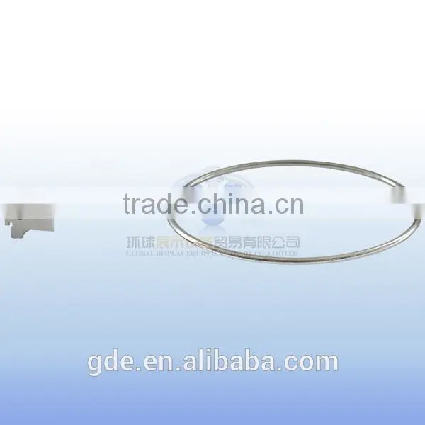Metal Chrome Ball Display Rack for Slotted Channel