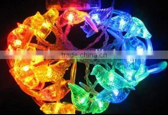 led battery christmas lights with berries light