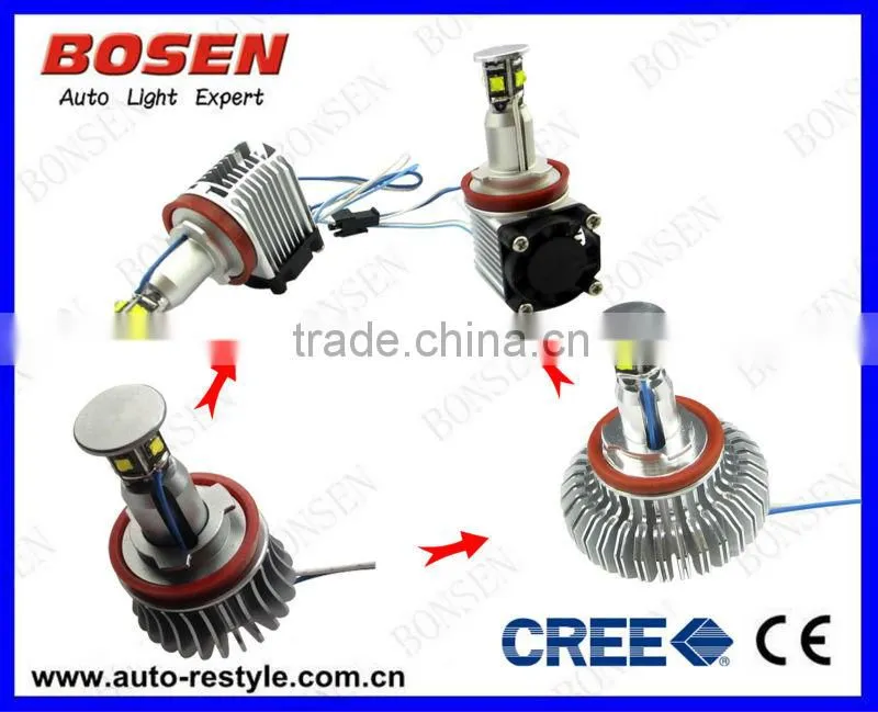 12V H8 20W Angel Eye for BMW E90 E91 E92 E39 LED Ring Angel Eye