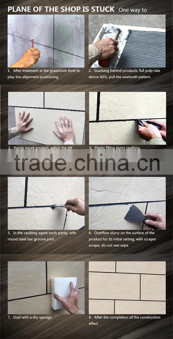 fashion and beautiful flexible waterproof antiskid waterproof breathability durability croco facade wall tile