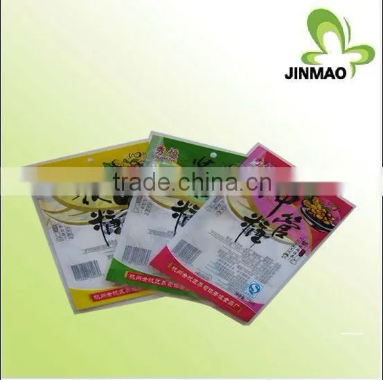 Snack food packaging bag with customized logo