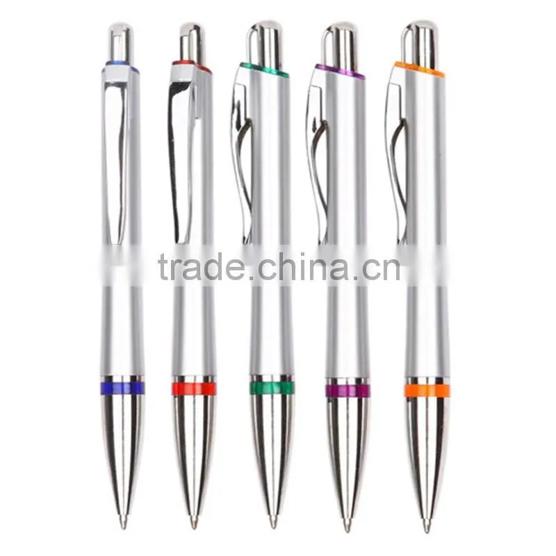 Ballpoint pen with metal material smooth writing factory manufacture