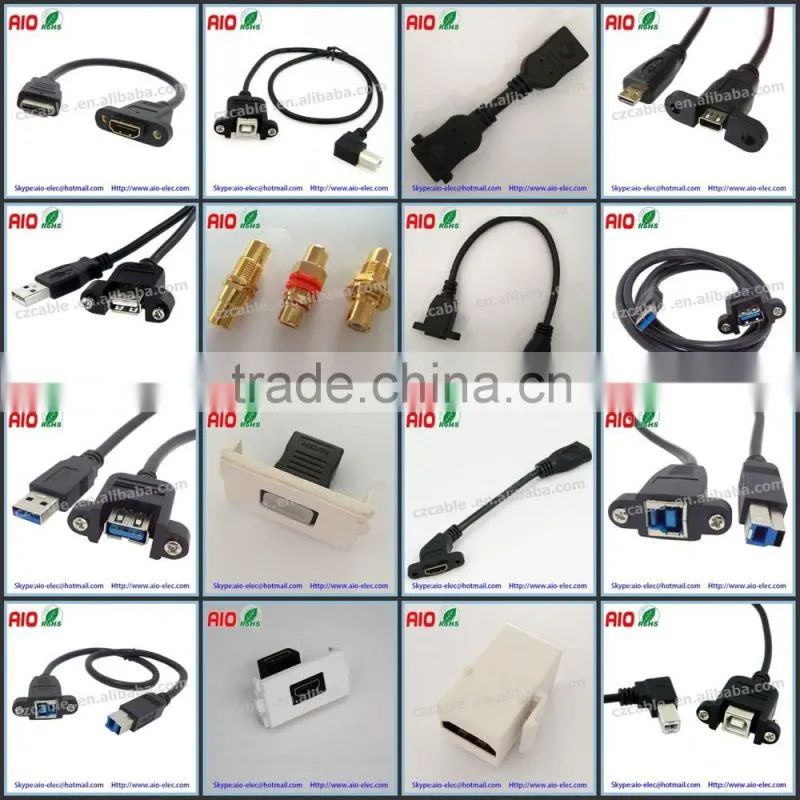 4mm Banana Jack Binding Post, Banana jack Female to female Coupler wall plate or patch panel mount
