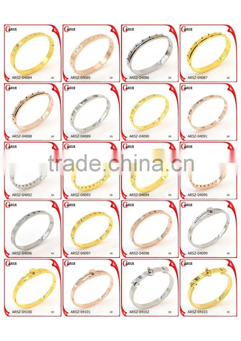 fashion jewelry 2016 lock bangle bracelet