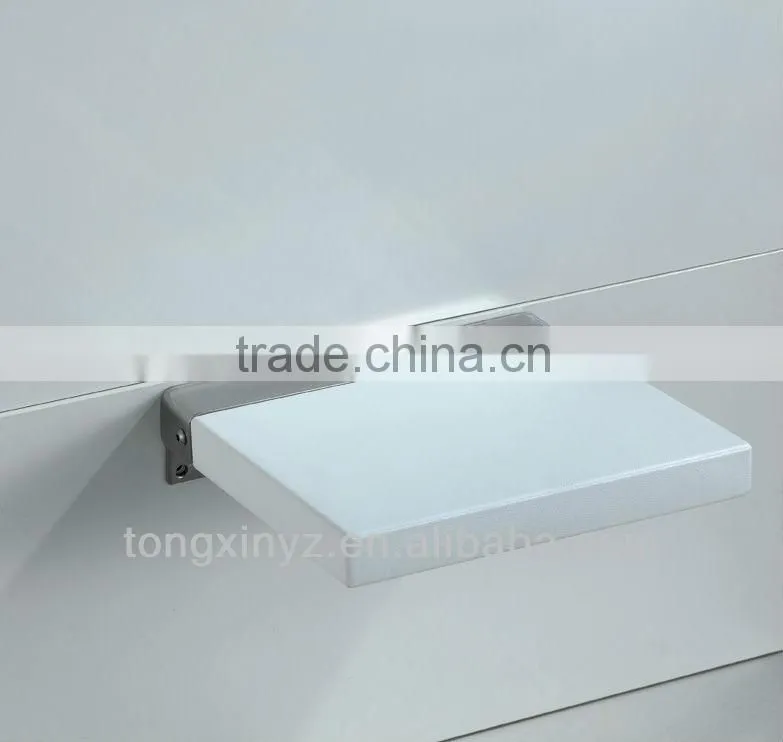 made of high-tech 100% PU and #304 Stainless steel Wall Mount Folding Shower Seat