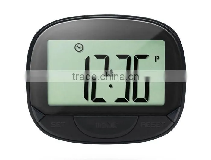 Pocket with belt clip calorie walk mate step counter