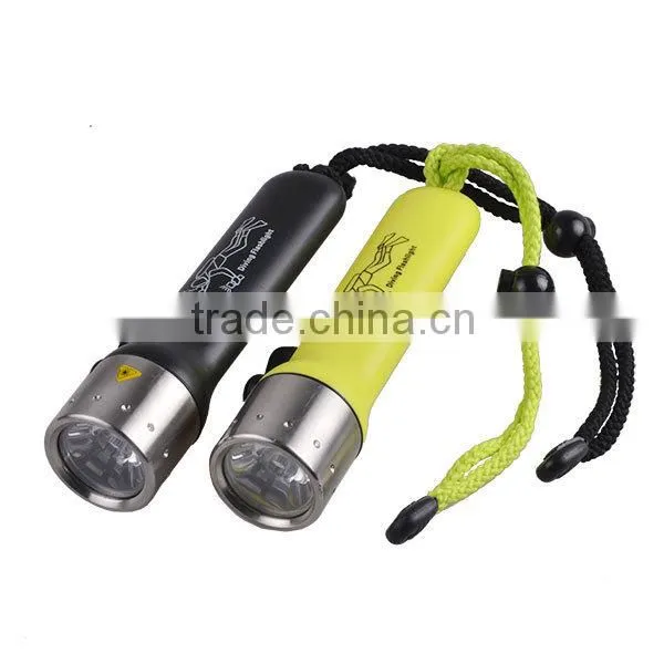 Professional Waterproof Torch XPE Q5 800lm led Diving Torch