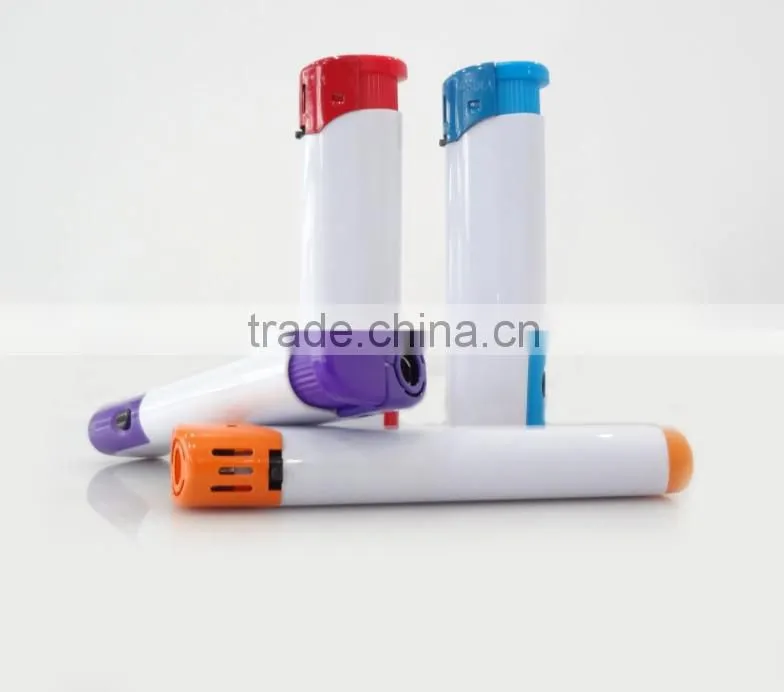 high quality white color cheap price windproof lighter electronic led lighter