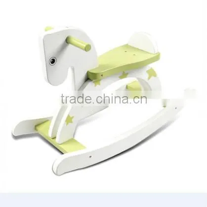 Wooden rocking horse hobby horse for kids