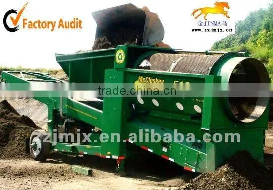 Mobile Gold Panning Equipment Rotary Drum Screen