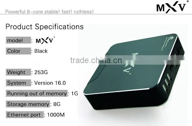 DHL Free Google Android 5.0 Amlogic S905 Quad Core Android TV Box , OTT TV Box ,iLepo Android TV Box