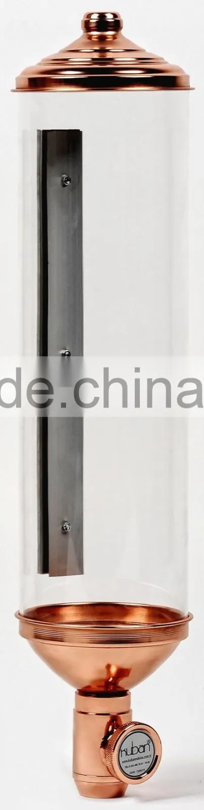 Bulk Cylindrical Coffee Silo, Coffee Bean Dispensers for Wall Mounted, Coffee And Tea Leaves Dispensers, Dispenser Silos PSS80
