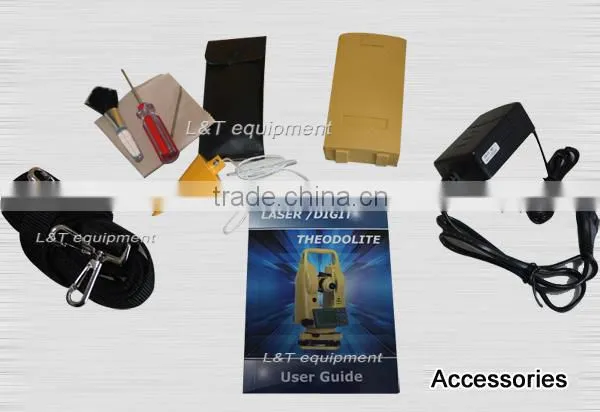Electronic Theodolite White color Surveying Instrument