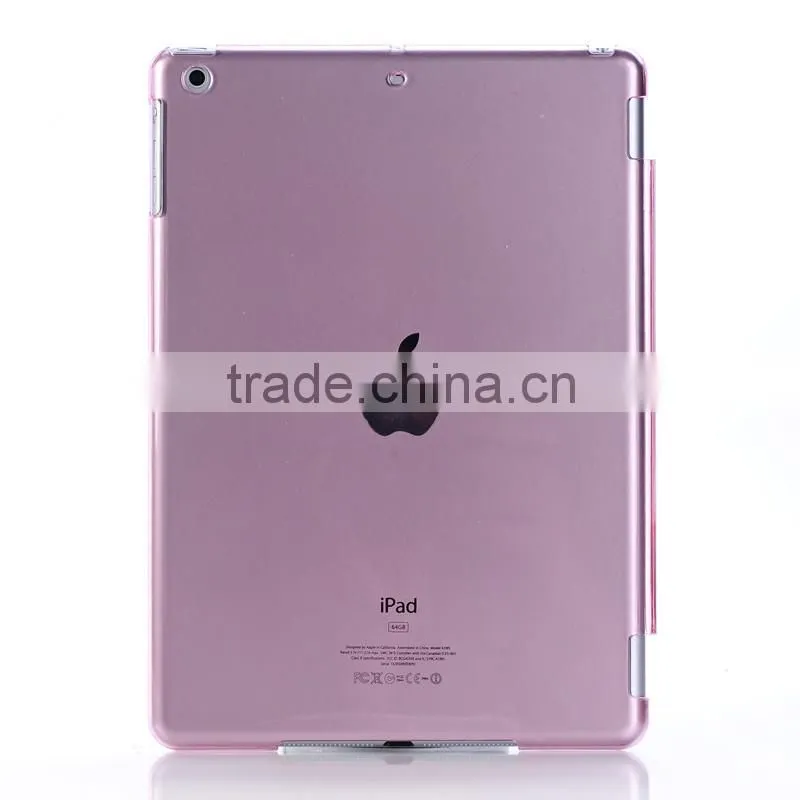 For ipad air ipad 5 clear transparent high quality hard case