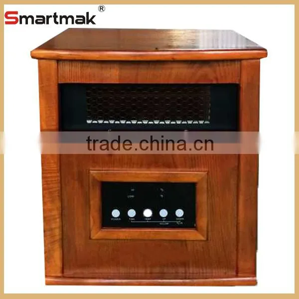 Smartmak wood CE ETL 1500W electrical room infrared heaters