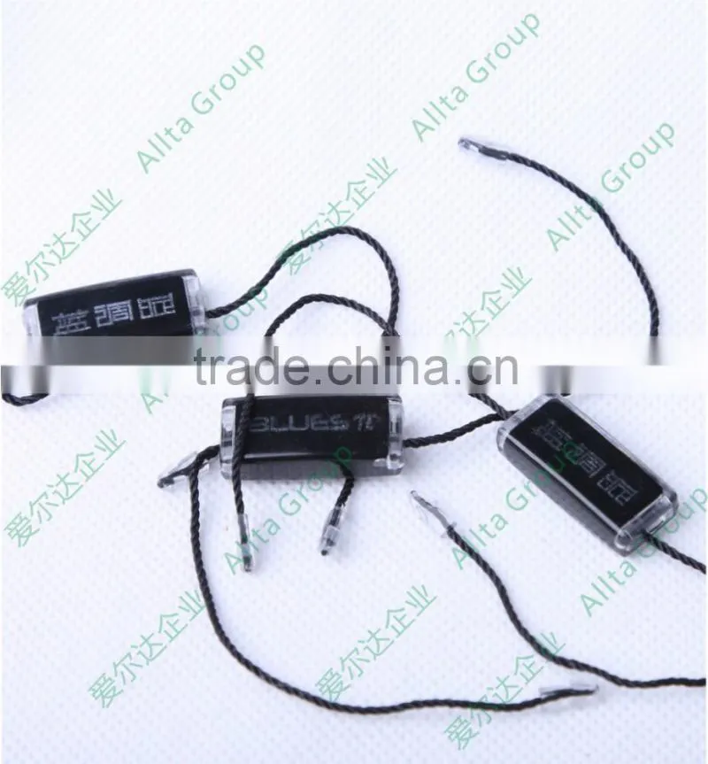 Customize plastic seal tag with embossed letter
