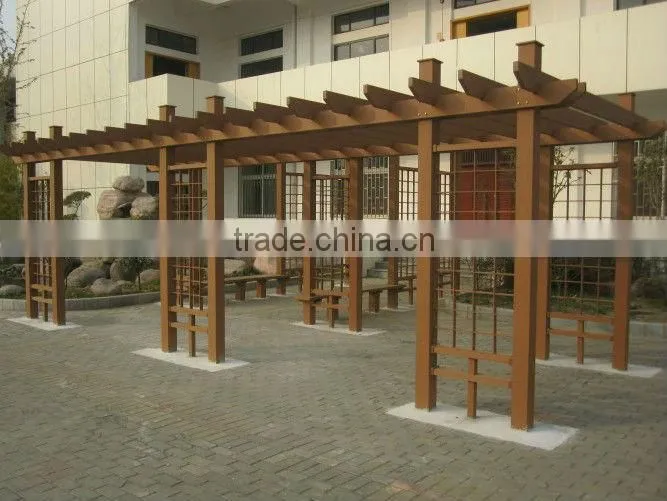 Easy installation and non-fade wpc garden arbour
