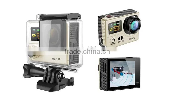 Dual screen WiFi 4K 15fps ultra HD 1080p sport camera