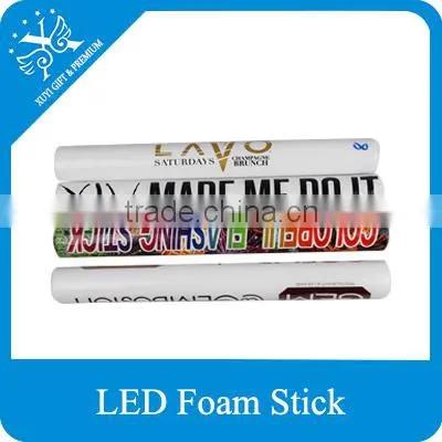 top Quality custom cheap led foam stick logo