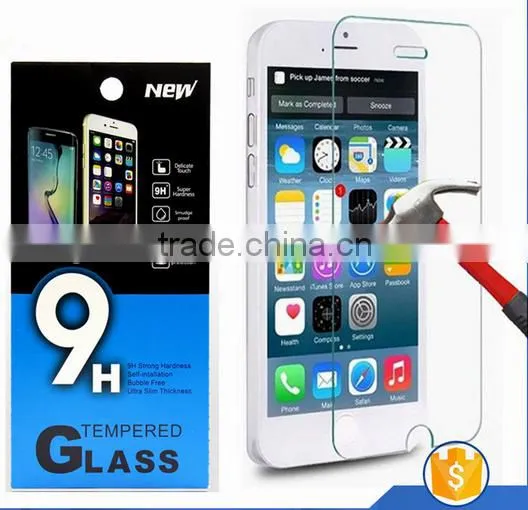 3D curved tempered glass for iphone 6s, hot selling 9h hardness tempered glass screen protector