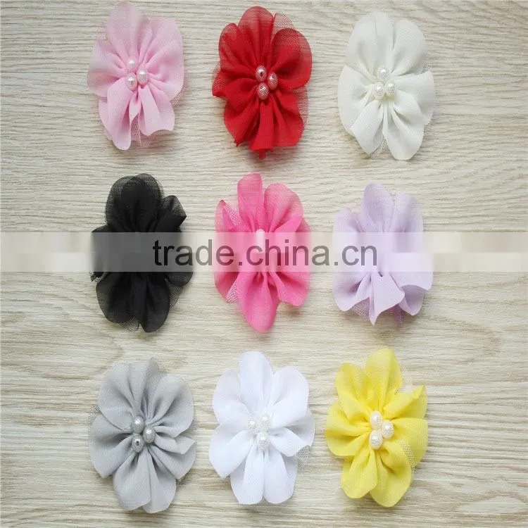 stain pearl bows , hair bows , newborn headband bows