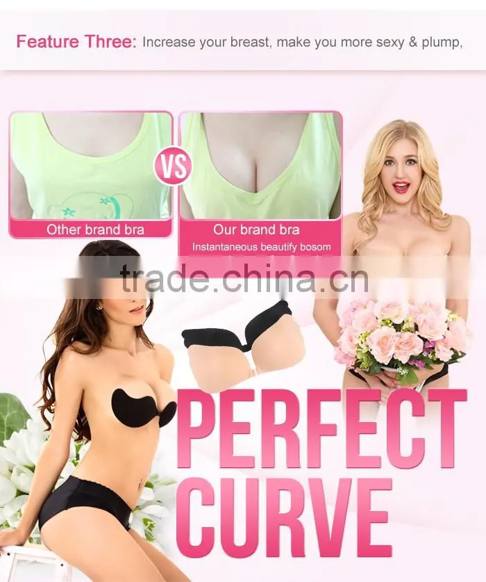 Sexy Hot Push Up Bra Silicone Bra Seamless Bra