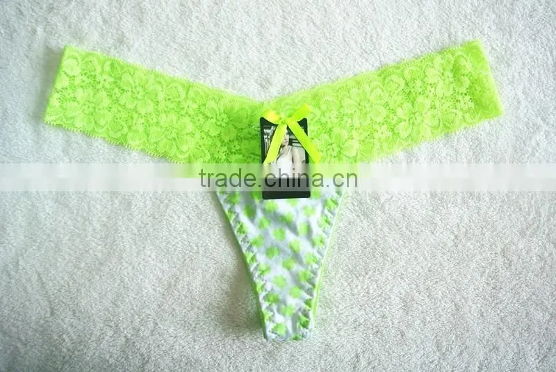 Alibaba Panties Supplier Cotton Sexy Thongs for Women