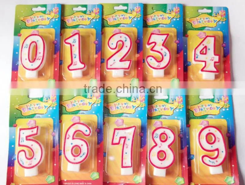 Number Shaped Candles For Wedding Favors