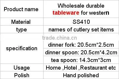 Wholesale durable tableware for western