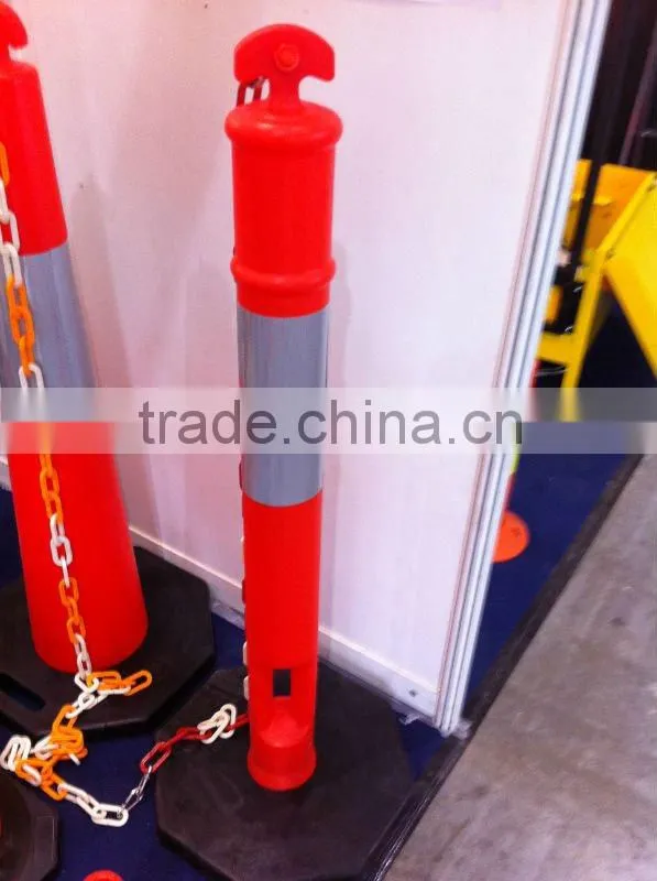 Wholesales PU/EVA flexible Spring post road delineator post safety sign post