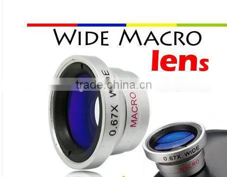 For galaxy S3 i9300 0.67X Wide Angle Macro Fixed Focus Camera Lens