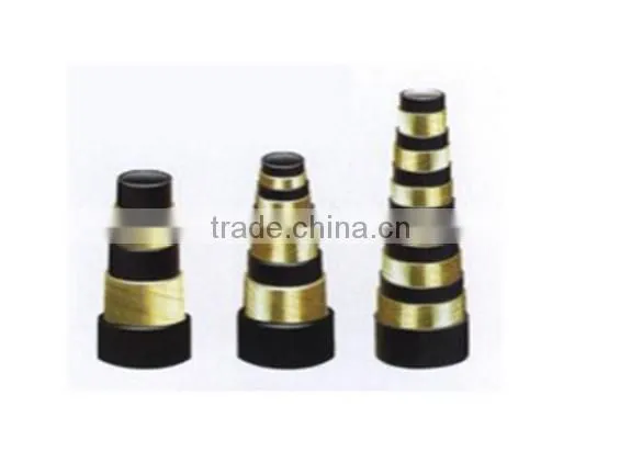 china high pressure steel wire spiraled rubber hose/rubber hose price