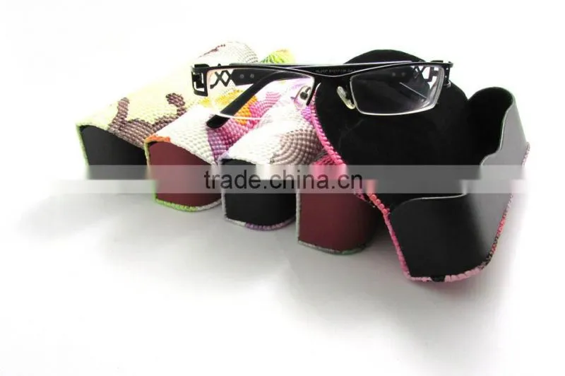 Colorful Solide Handmade eyeglasses Case