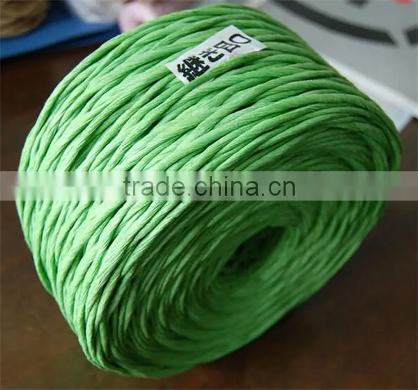 Orange paper twine