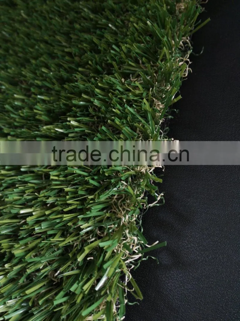 U shape Artificial Grass 25mm Pile Height For Playground Landscaping SS-046002-25ZJQ
