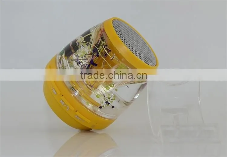 Handfree Stereo Colorful LED MP3 Bluetooth Liquid speaker