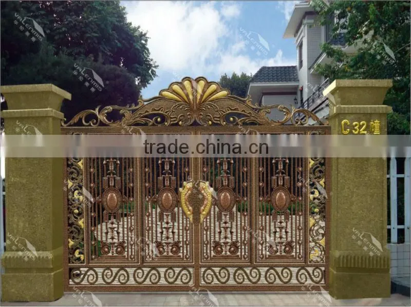 Modern garden main gate aluminum alloy design